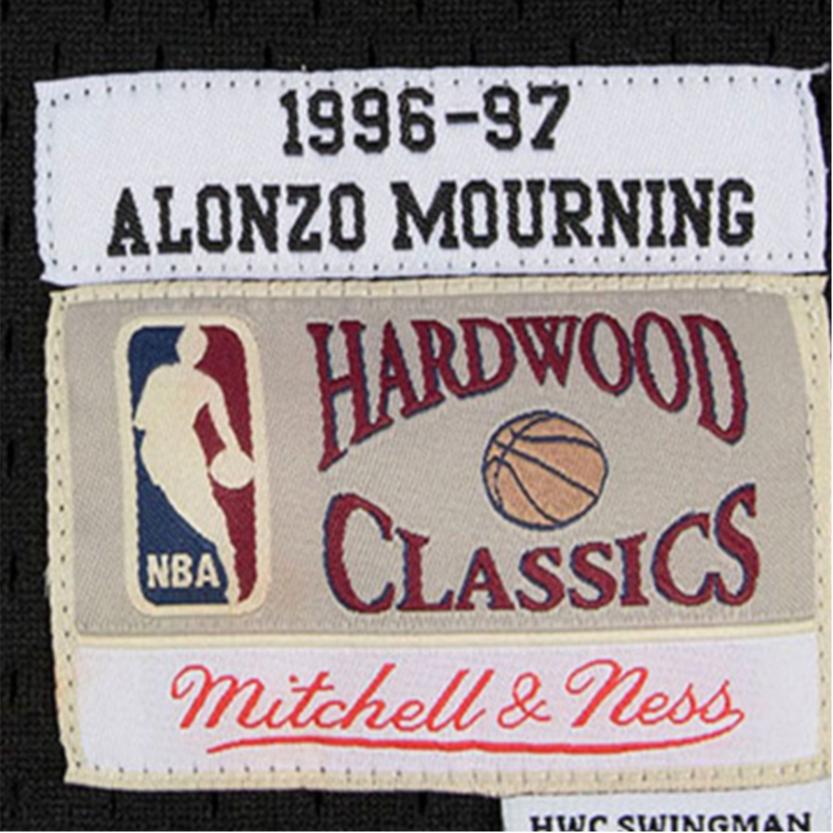 Mitchell Ness "NBA Miami Heat 96 Alonzo Mourning" authentic jersey SMJYAC18093-MHEBLCK96AMO