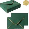 Solid Color Ironed Gold Edge Envelope Card Size 5 * 7 Inches Color Envelope Greeting Card Invitation Card Thank You Card