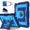 Larger Stand Case Universal for IPad Air 11 2025 M3 2024 M2 Air 4 5 10.9" 3-Layers Protection Hybrid Cover with Shoulder Strap