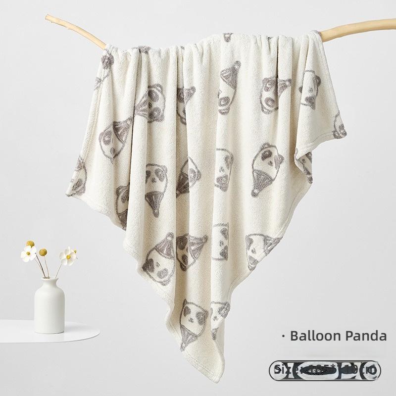 A Class Coral Velvet Baby Bath Towel Thick Absorbent Soft Kids Shower Wrap Cover Blanket for Infant