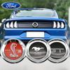 Автомобильная наклейка Ford 1 шт. Наклейка на багажник с логотипом GT Для Ford Mustang 5.0 ROUSH SHELBY GT 500 Cobra LAGUNA SECA Tai