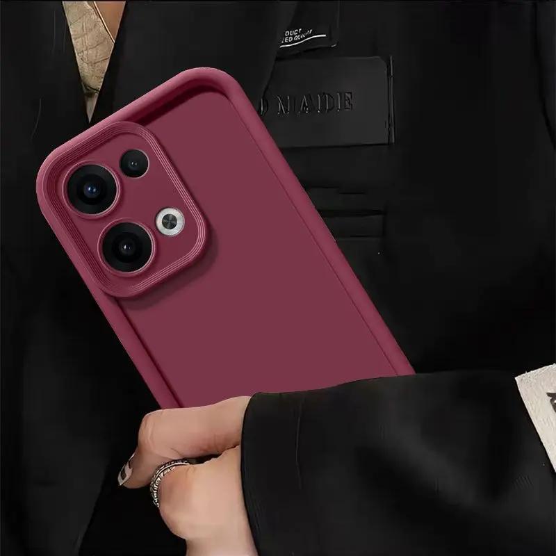 For OPPO Reno13 Case For Appo Orrs Reno13 5G Phone Cases CPH2689 PKM110 Anti Fall Protection Luxury Matte Soft Back Cover Shell
