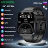 SACOSDING Мужские умные часы 1,96 дюйма Большой экран Bluetooth-вызов Голосовой помощник ЭКГ Спортивные часы Артериальное давление Температура тела Женские умные часы