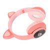 Cat Ear Gaming Headset Bluetooth Support Small Memory Card LINEIN Mode Gaming Headphone with LED Mic