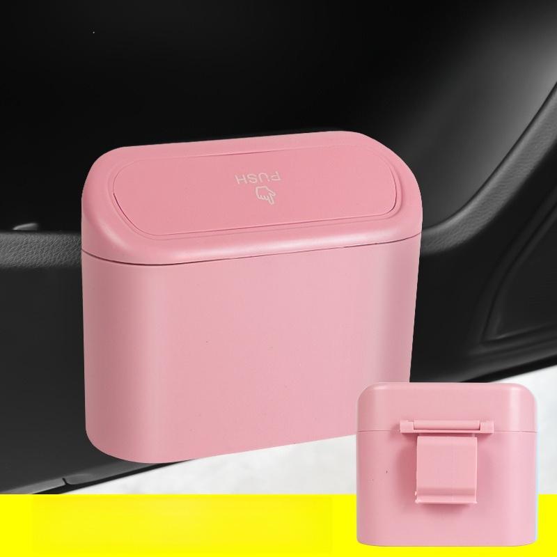 1PC car trash can home car dual-purpose car side door hanging storage box mini creative car trash can