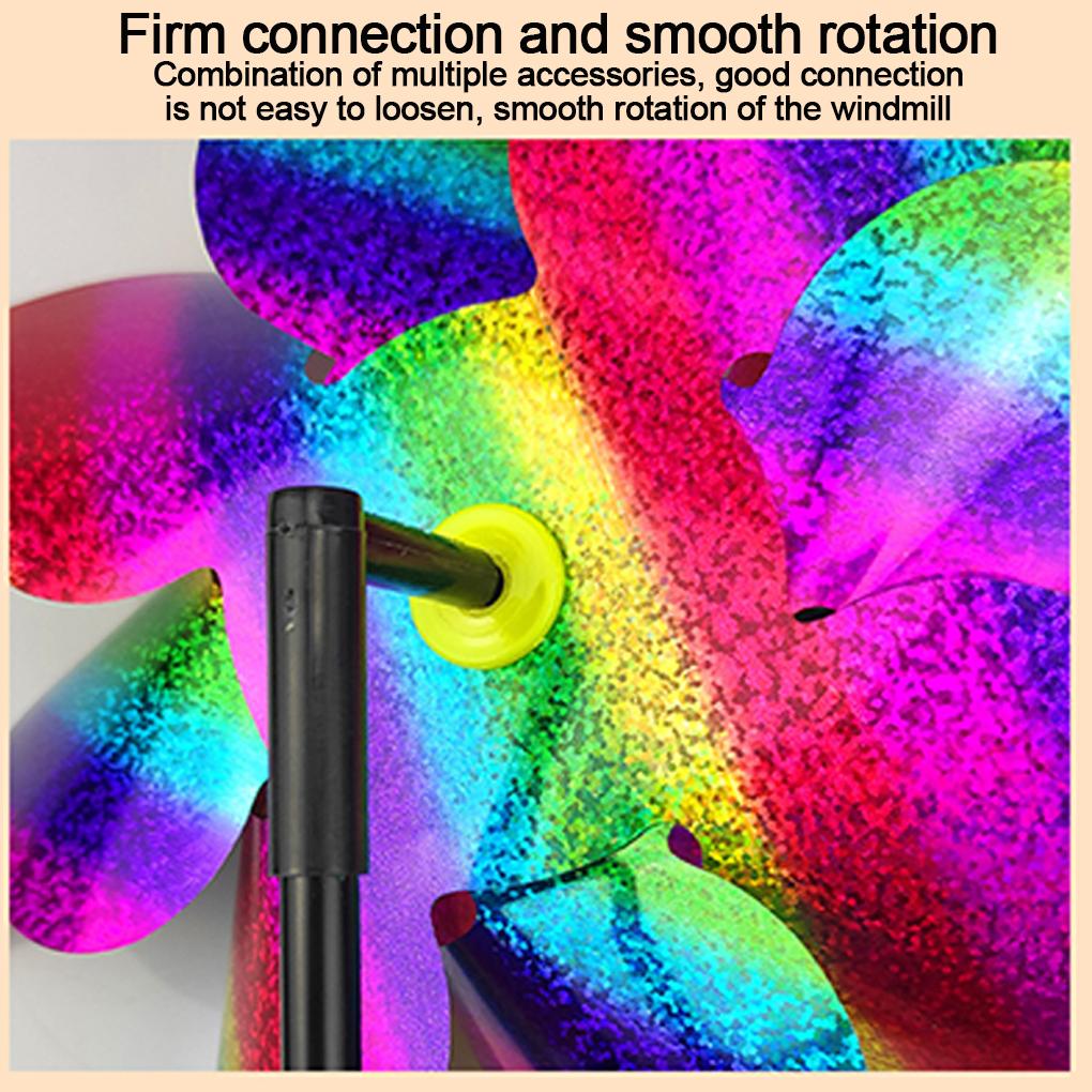10 шт./лот Светоотражающая ветряная мельница Садовый отпугиватель птиц Отпугивает птиц светом и ветром Отпугиватель птиц для двора
