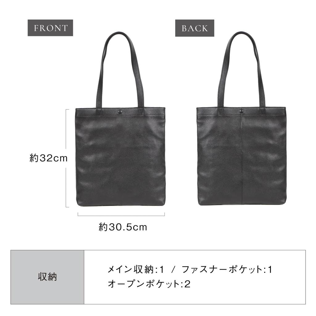 Сумка-тоут Mini Large Genuine Black [Mura] мужская, сумка-тоут, кожа, вместимость, кожа, легкая,