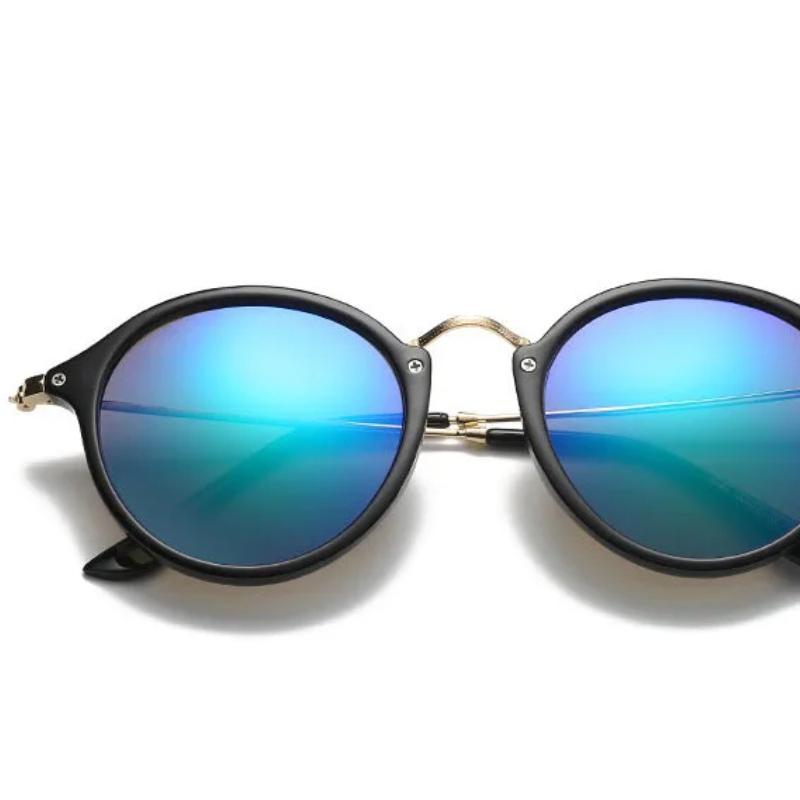 Новые круглые солнцезащитные очки, женские ретро-тренды, прозрачные индивидуальные женские брендовые дизайнерские солнцезащитные очки UV400