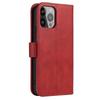Samsung Galaxy S23 Ultra Magnetic Wallet Case with Stand - Red