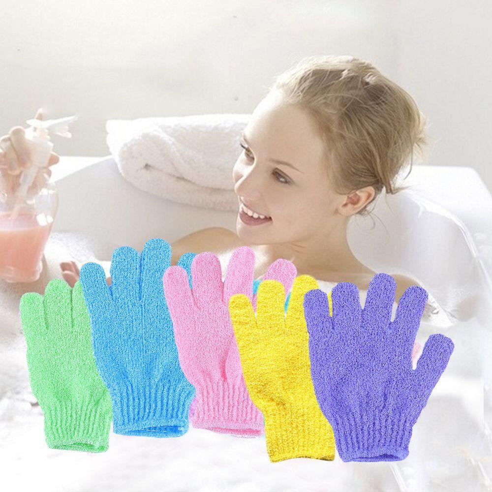 Massage Sponge Shower Wash Cloth Moisturizing Bathing Cleaning Gloves Bathroom Spa Products