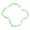Propeller Bumper Guards for Flip Drone TPU Material Anti Collision Protective Covers Fluorescent