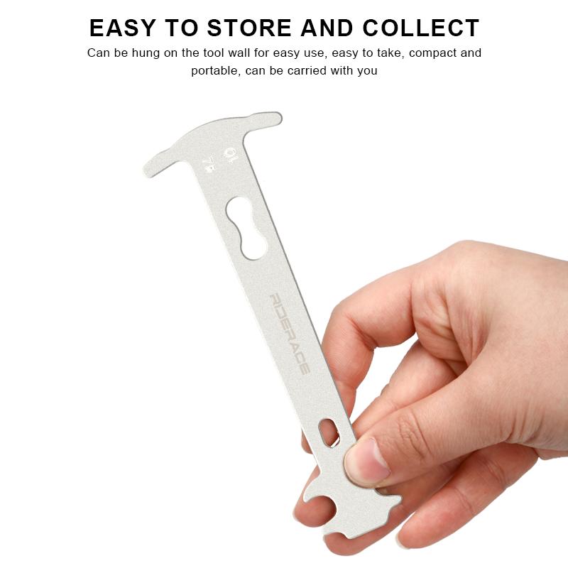 Индикатор износа цепи велосипеда RIDERACE, портативный измерительный прибор для велосипеда, линейка для измерения, инструменты для ремонта и замены цепи для шоссейного велосипеда