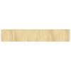 Rectangular Rug in Light Natural Color 70 x 400 cm Bamboo