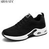 Women Sneakers Running Shoes Tennis Outdoor Air Cushion Knit  Trainer Breathable Gym Shoes
