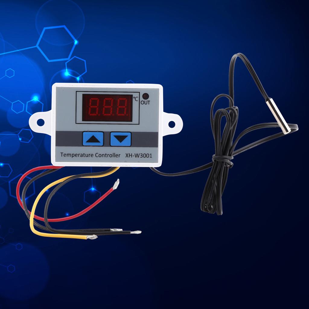 AC220V Высокоточный цифровой термостат Контроллер температуры с датчиком Контроллер термостата Термостат