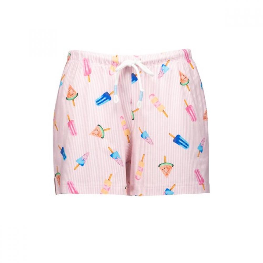 Barbara Cotton Ice Cream Print 3 4 Pants Gwp1025h