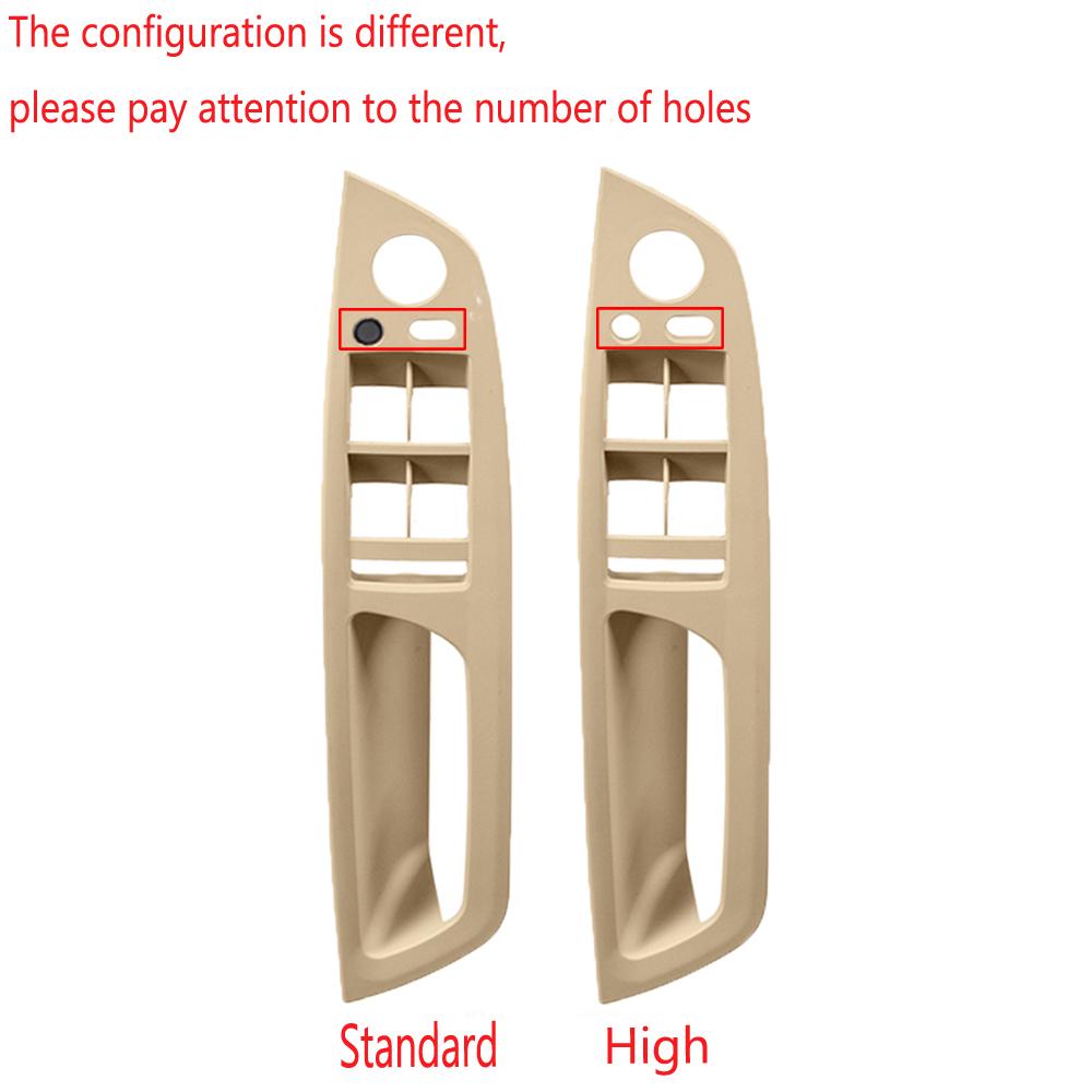 Внутренняя панель боковой двери водителя автомобиля, панель переключателей окна, рамка подлокотника, ручка, накладка, автосалон для BMW X5 E70 X6