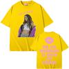 Singer Tini Stoessel Double Sided Print Tshirts Unisex Women Harajuku Fashion Aesthetic T Shirt Casual Cozy ONeck Tees Streetwear