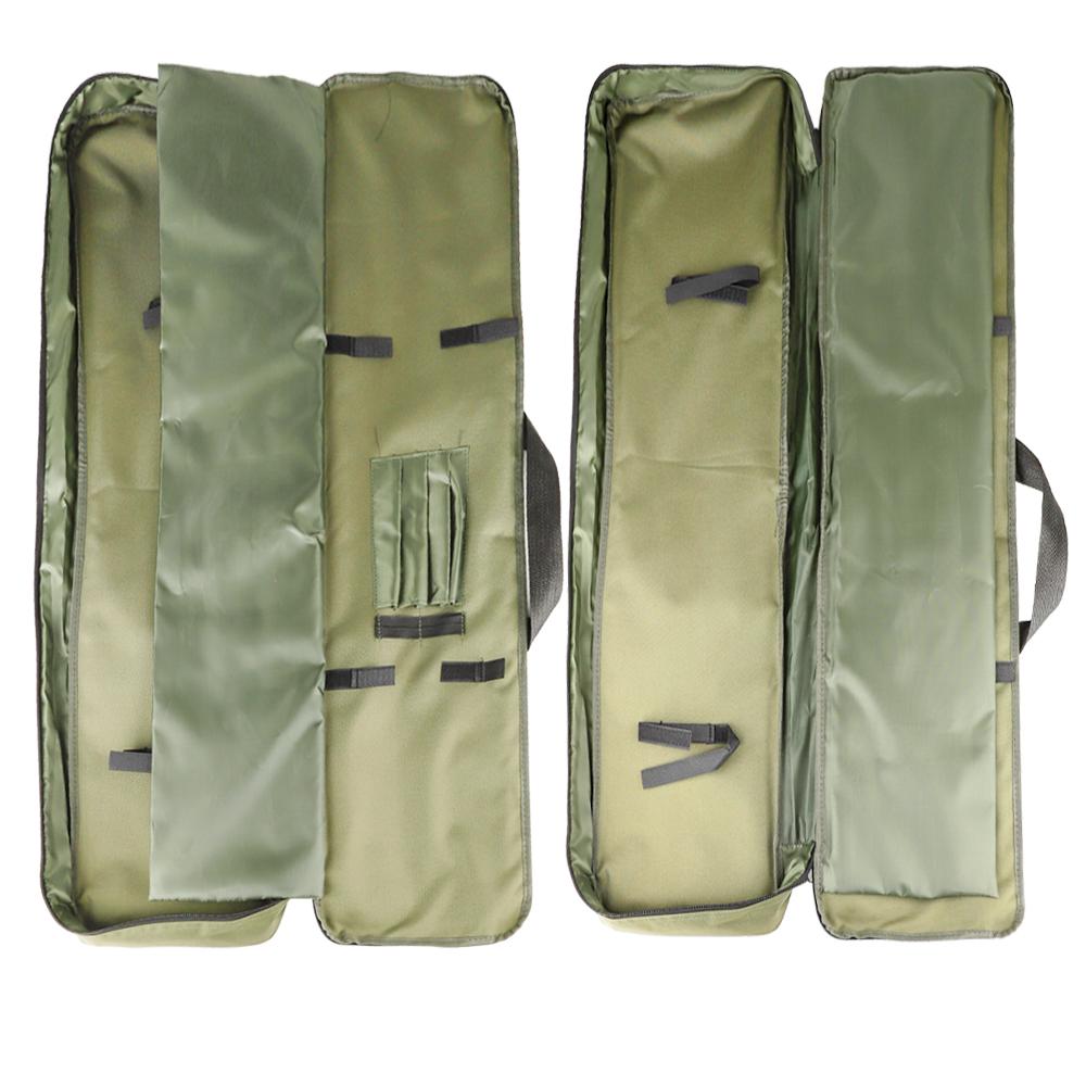 FTK Fishing Adventure Fishing Rod Bag Large Capacity Bag Large Capacity Fishing Bag Canvas Bag Elastic Closure Design