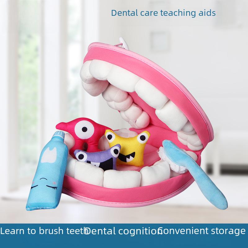Набор мягких игрушек для чистки зубов Aipinqi для раннего развития детей