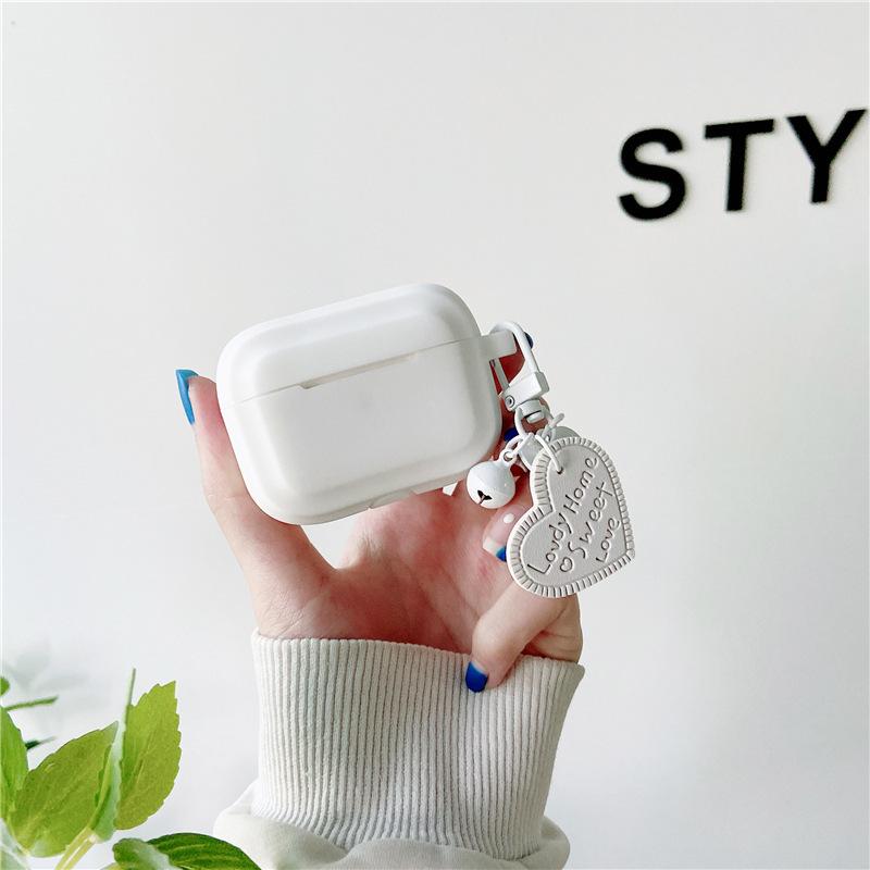 Applicable to Apple AirPods pro1 generation bluetooth headset protective cover 1 generation one-piece soft case fluorescent green love 1