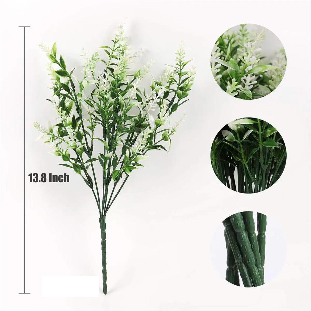 Лавандовый пластиковый цветок, имитация букета, имитация растения, зеленое растение, цветок в горшке, имитация растения, настенное украшение на Хэллоуин