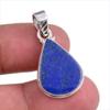 Подвеска из натурального лазурита, ручная работа, из чистого серебра 925 пробы, 1,50 дюйма, b4V20