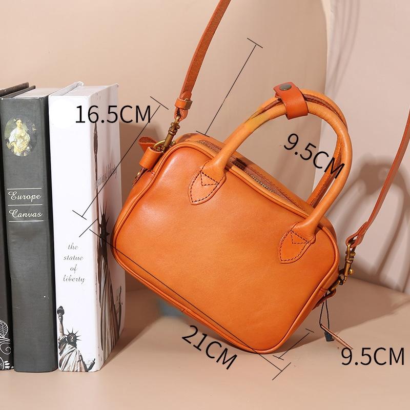 Johnature Повседневная женская сумка из натуральной кожи, универсальная ретро-сумка из натуральной мягкой яловой кожи, однотонные сумки на плечо