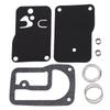 7pcs Fuel Pump Repair Kit 393397 Gasket Replacement for Twin Carburetor 16 18 HP Engine