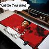 Custom Name Mouse pad Dynamic Football Player Gody  Mouse Pad Desk Mat, Non-Slip Rubber Backer Pad For Computer Notebook Gaming Mouse Pad Gift