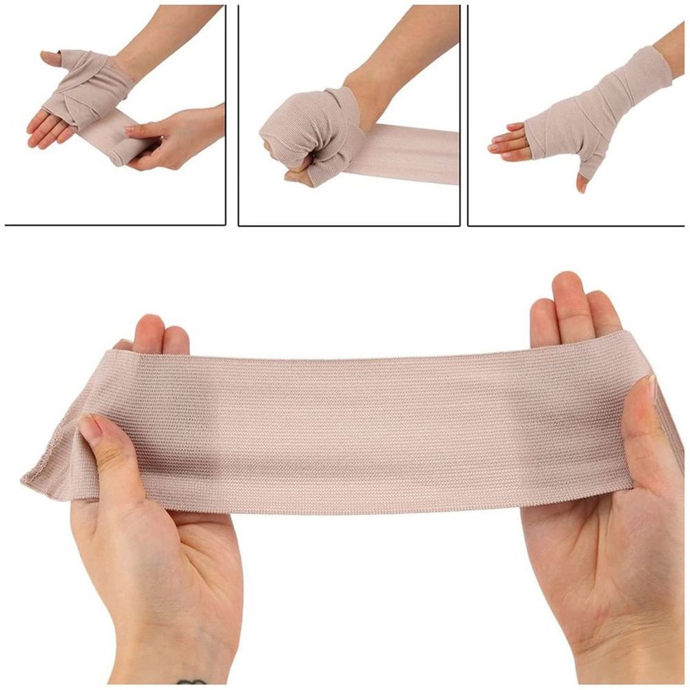 Support Knee Pad High Elastic Bandage Wound Dressing Skin Tone Elastic Bandage Treatment Bandage