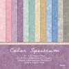 24 Sheets 6"X6" Color Spectrum Paper Scrapbook Paper Scrapbooking Patterned Paper Pack DIY Craft Background Paper