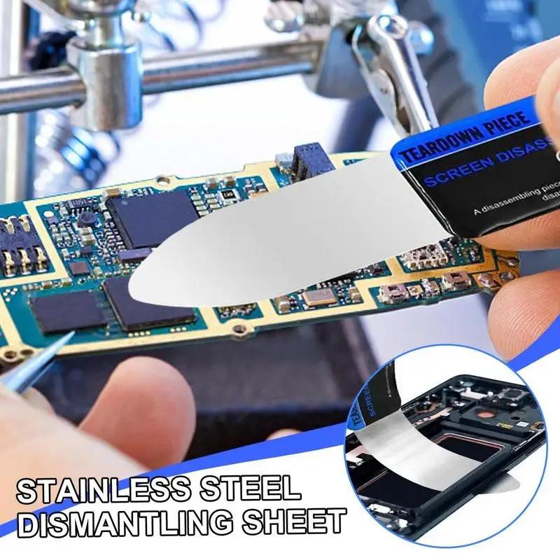 1-5 шт. 0,1 мм Планшет Мобильный телефон Изогнутый ЖК-экран Спуджер Инструменты для вскрытия и поддевания Ультратонкий Гибкий Металлический