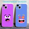 Забавный чехол с эмодзи настроениями для iPhone 17, 16, 15, 14, 13, 12, 11 Plus, Pro Max Мягкий прозрачный чехол