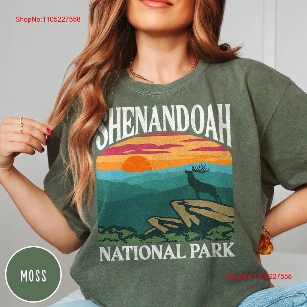 Shenandoah National Park T Shirt Virginia S Oversized Mountains Appalachian Trail Vintage Slightly Stretched Stylish