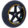 Moto GP Style Taxi Yellow Rim Tape Wheel Stripes Decals Sticker CinarExtreme