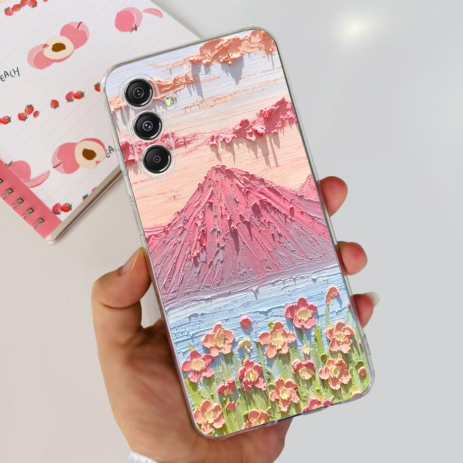 Чехол для Samsung Galaxy M34 5G SM-M346B Новый Модный Расписной Чехол Прозрачный Силиконовый Чехол Для Samsung M34 M 14 Galaxy M14 Мягкий Чехол