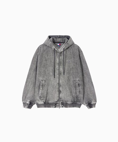Джинсовая куртка Tommy Jeans с капюшоном на молнии (T32G0Njc03Tml11Bk)