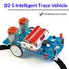 D2-5 Умная тележка Наборы для сборки Автоматическая патрульная тележка Набор для практики пайки Набор для сборки умной машины для следования по линии