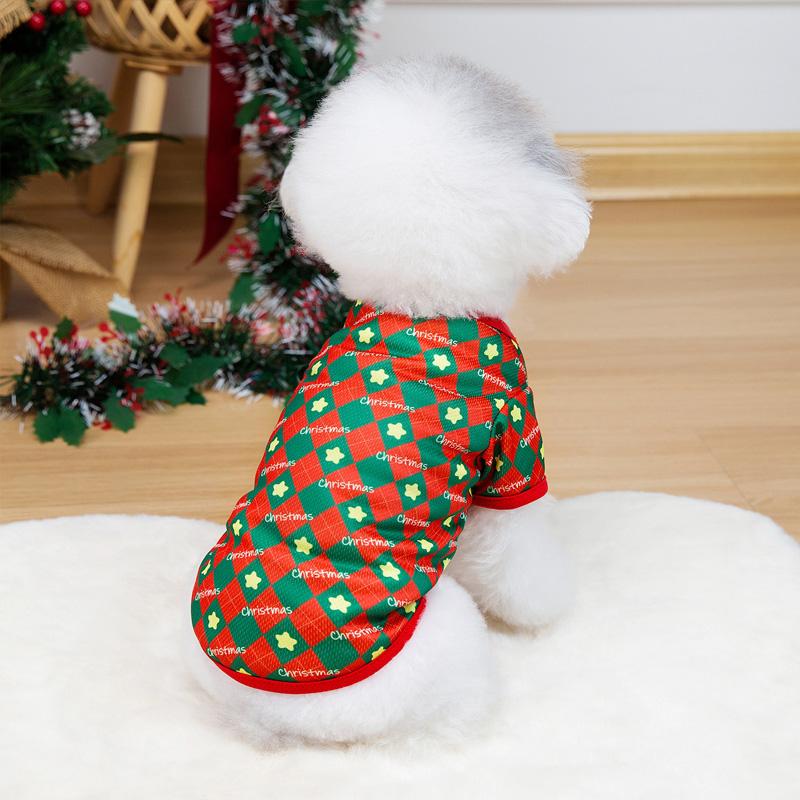 1PC Sweatshirt Cute Pullover For Small Medium Dogs Holiday Gifts Winter Dog Clothes Christmas