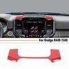 Для Dodge Ram 1500 2019-2025 ABS Красная Накладка на Центральную Консоль и Хранилище Панели Приборов