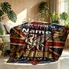 Custom Name Personalized LFC Print Blanket, Home Decor, Bedroom, Sofa, Camping, Couch, Gifts for Birthday Christmas
