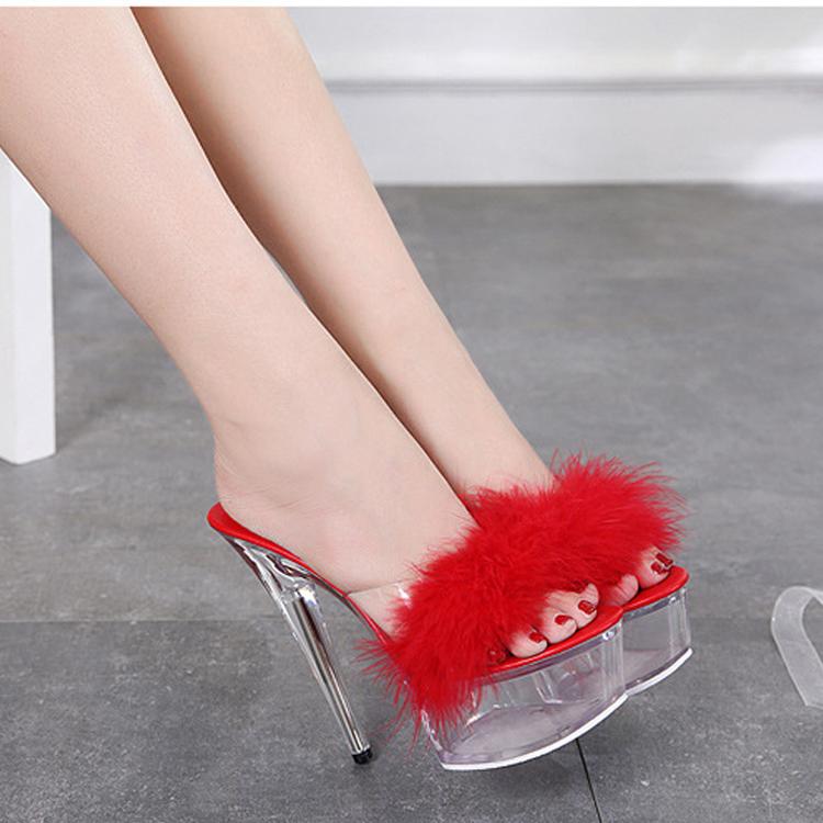 HOKSZVY 190 Series, каблук 14,5 см, платформа, шпилька 4,5 см, тапочки на платформе, туфли с кристаллами, свадебные туфли, сандалии с кристаллами LFD