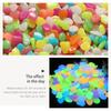 100PCS Glowing Stones For Decorations Fish Tank Aquarium Luminous Stone Indoor Outdoor Zen Garden Stones Rocks Glow in