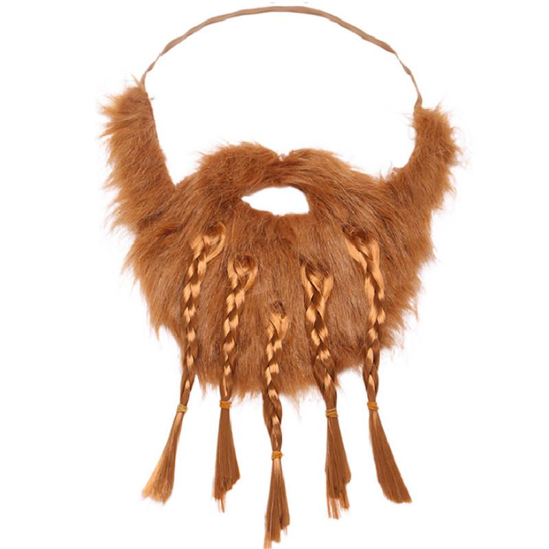 Halloween Fake Beard With Monkey Design For Adults Party Costumes