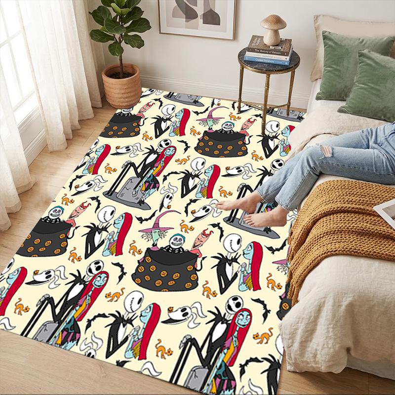 Halloween Party Living Room Non-Slip Area Rug Soft Carpet for Bedroom Game Playroom Sofa Office Home Decor Doormat Christmas Gift C9211568