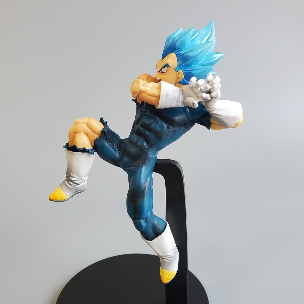 Аниме DBZ Super Goku Vegeta, фигурка с синими волосами, игрушки из ПВХ, детская коллекция, подарок