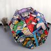 1pc Outdoor Umbrella with Arale and Anime Characters - Automatic Opening/Closing, Portable 3-Fold Design, 8-Rib Iron Frame - Perfect Gift for Fan