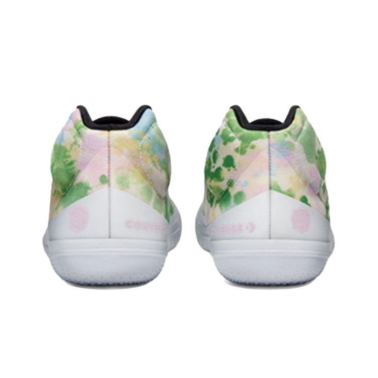 Converse All Star Pro BB Evo Natasha Cloud - Кроссовки унисекс Petal To The Metal Зеленый Белый Розовый Пена 170907C