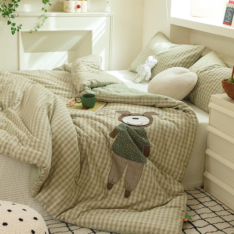 Class A Cotton Cartoon Kids' Quilt - Pure Cotton Double Yarn Corn Fiber Core, Thick & Warm for Winter